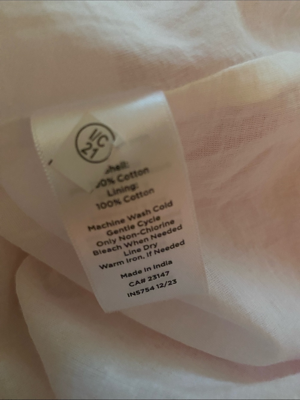 Talbots 100% cotton lined maxi dress 16W - Picture 7 of 7